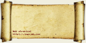 Ksenija Nikolendžić vizit kartica